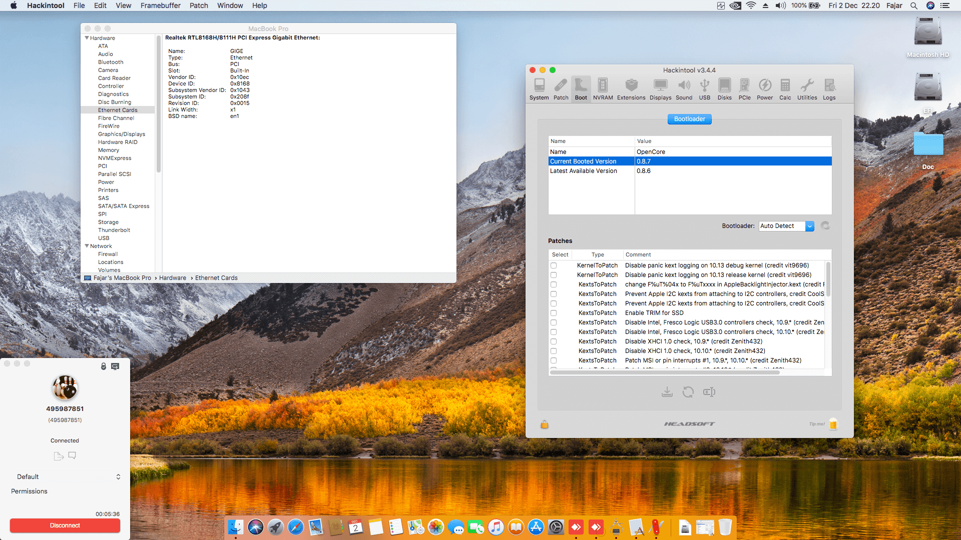 Asus ROG Chimera G703GI E5044T [CoffeeLake   NVIDIA GTX 1080 + I2C]   OpenCore 9